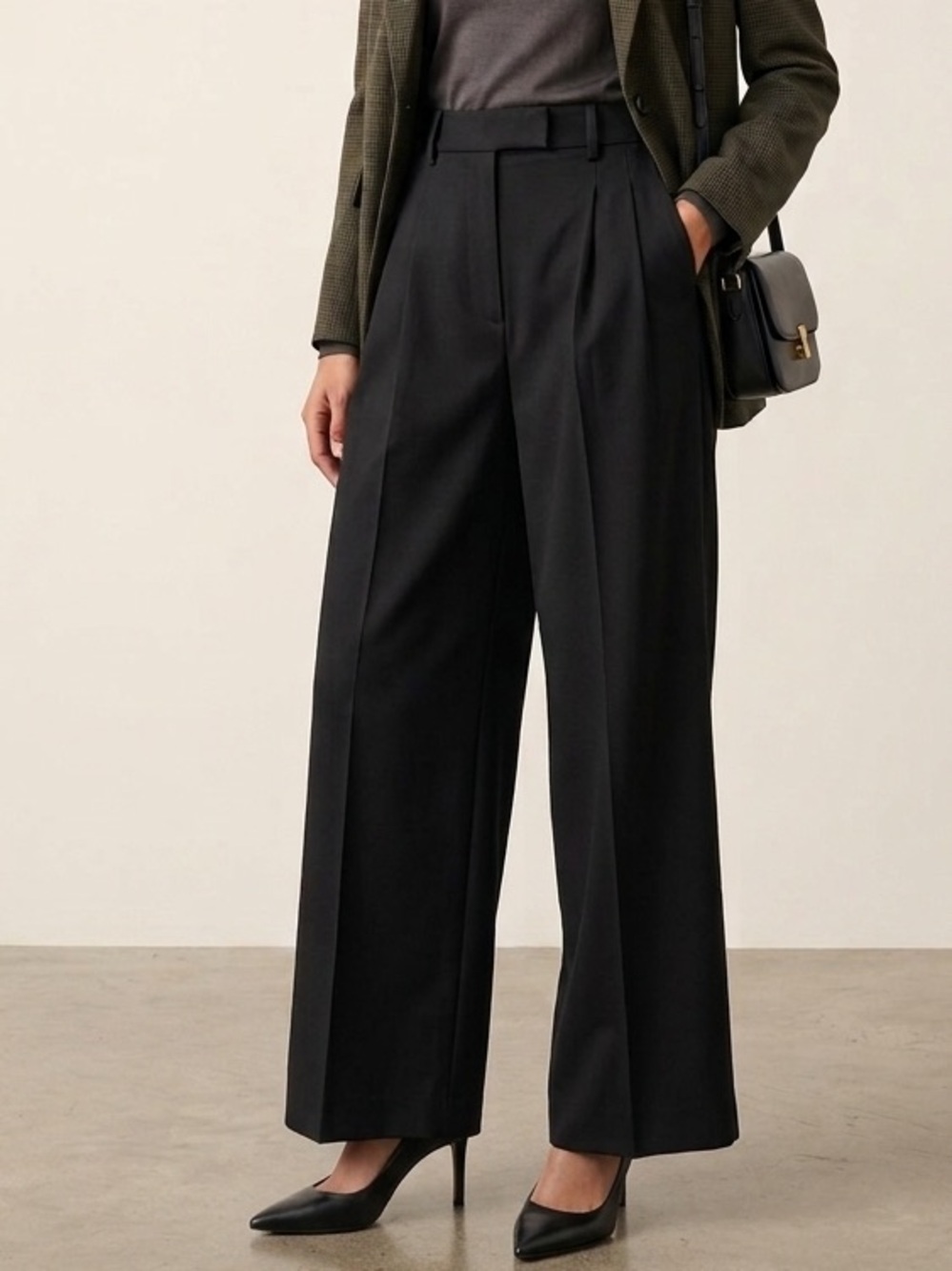 *NEW Banana Republic Wide Leg Trousers Size 8